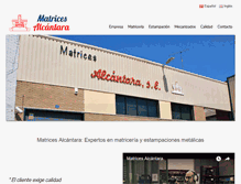 Tablet Screenshot of matricesalcantara.com